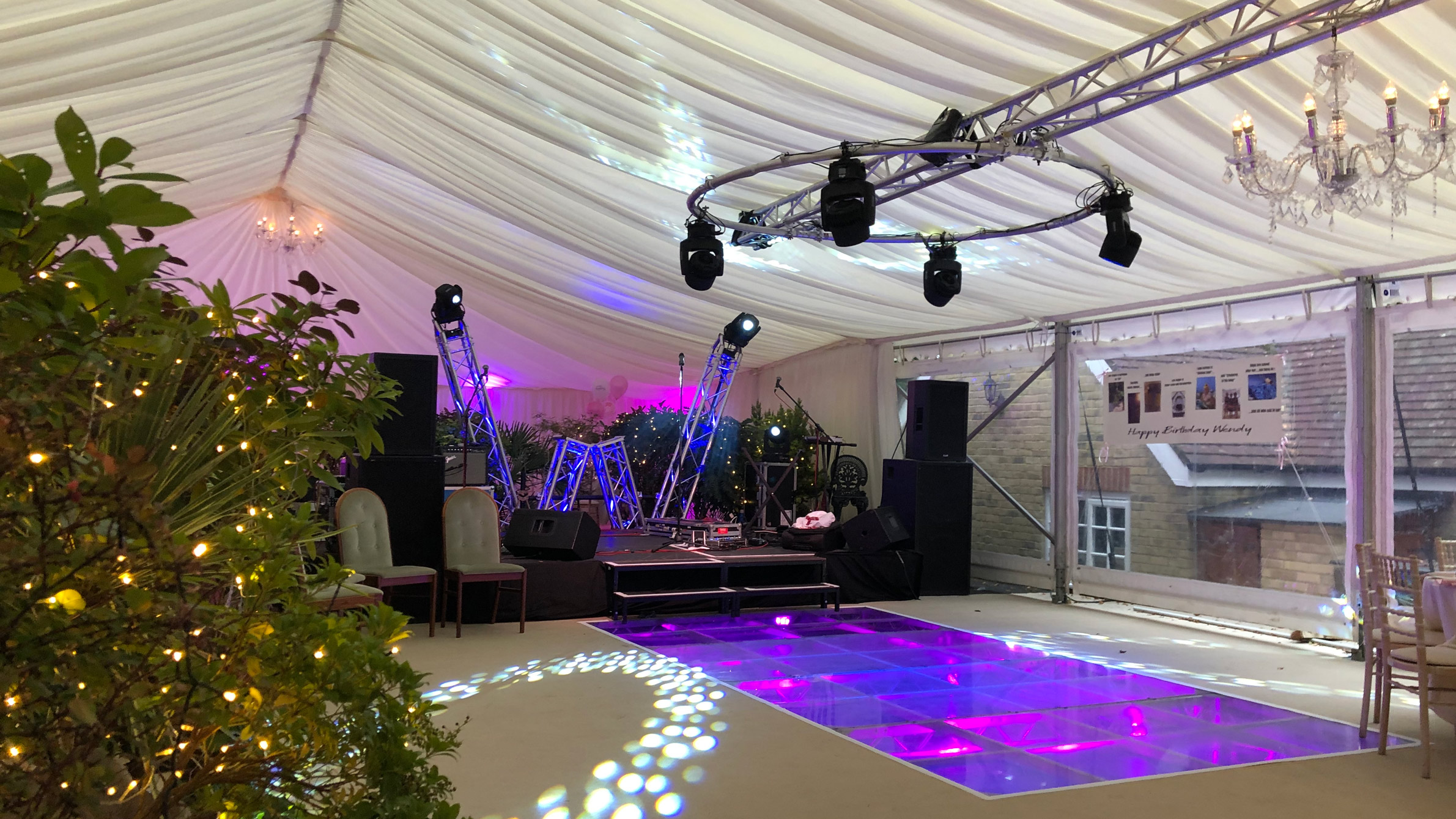 Wendy's 60th Swimming Pool Flooring Marquee